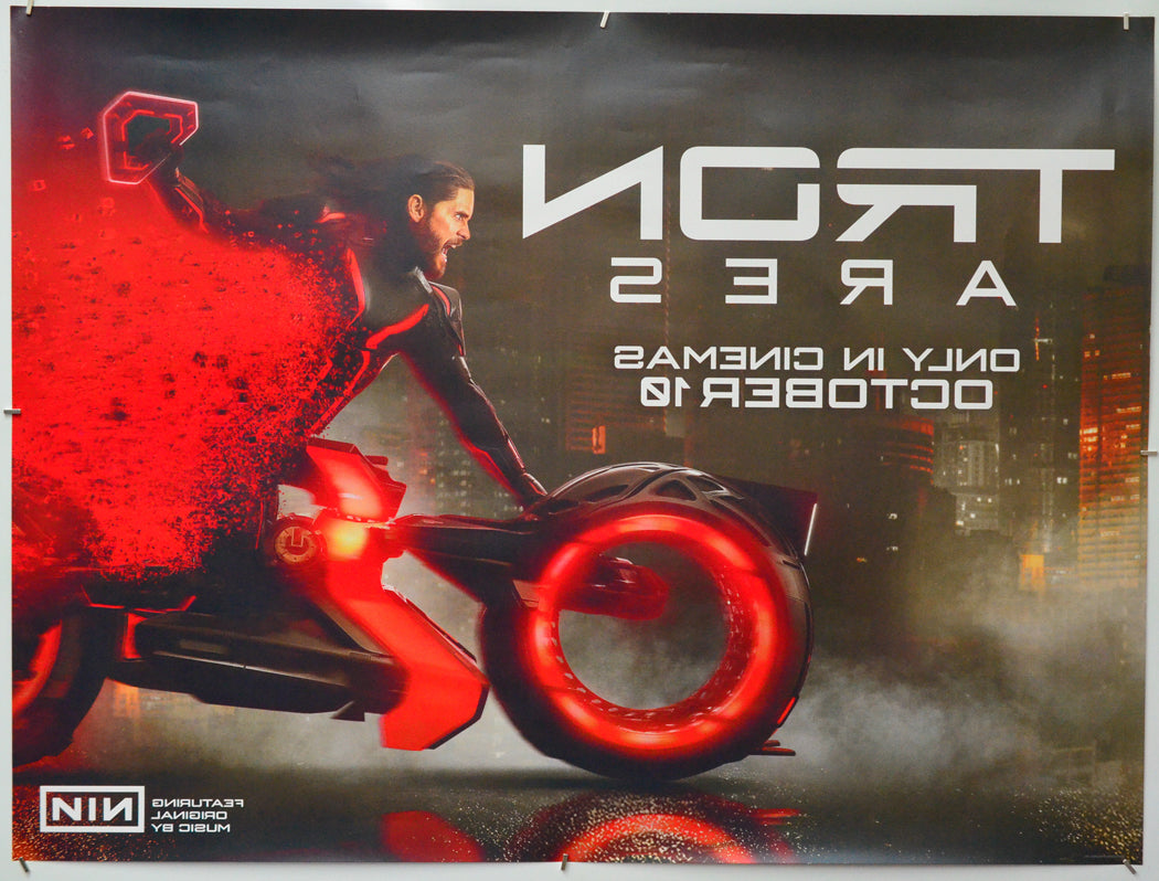 Tron: Ares (Back) Cinema Quad Movie Poster 