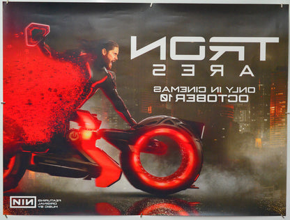 Tron: Ares (Back) Cinema Quad Movie Poster 