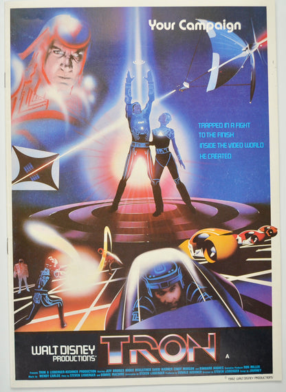 Tron Original 20 Page Cinema Exhibitors Campaign Pressbook (UK)