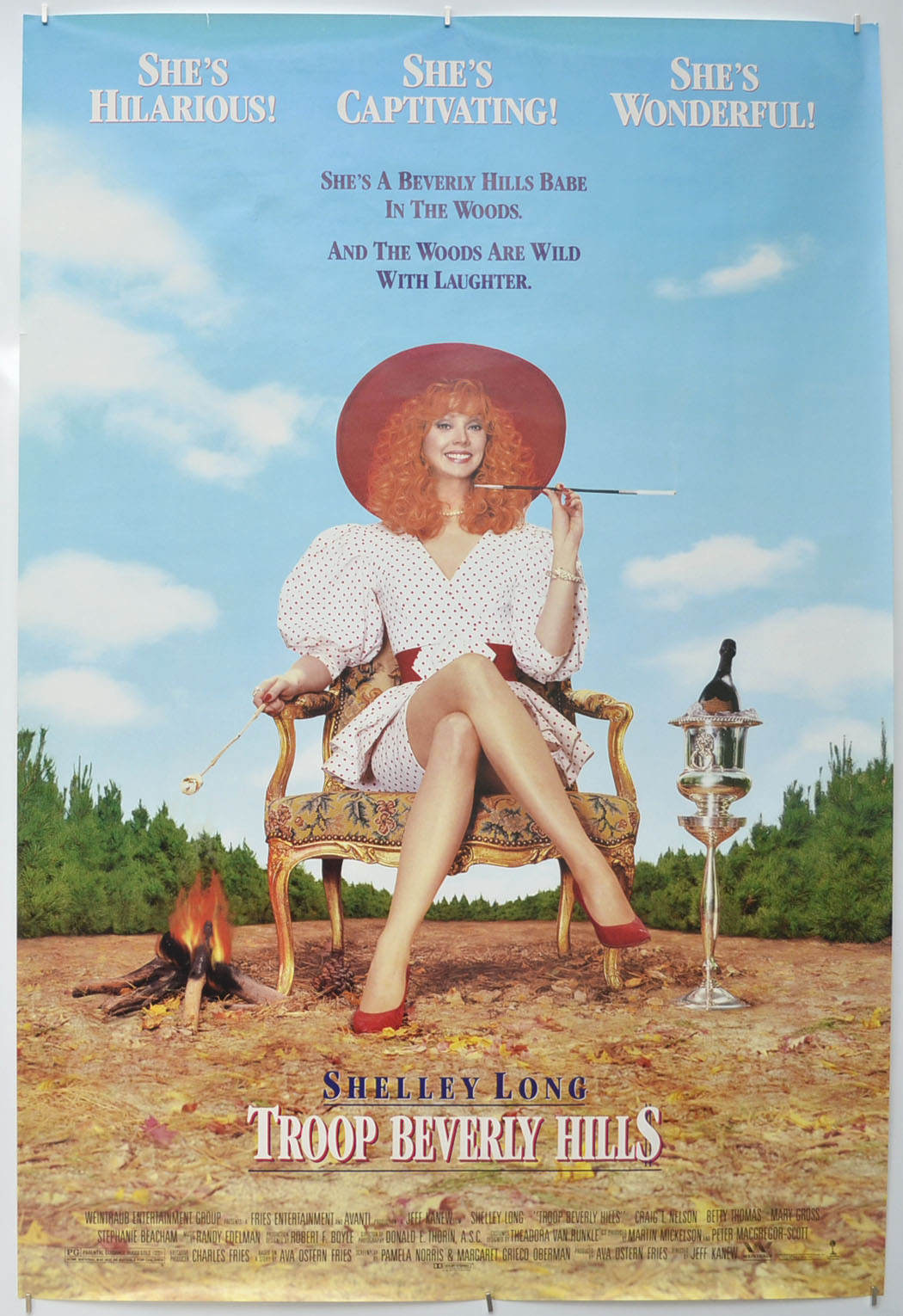 Troop Beverly Hills  Original One Sheet Poster - Film Poster - Movie Poster