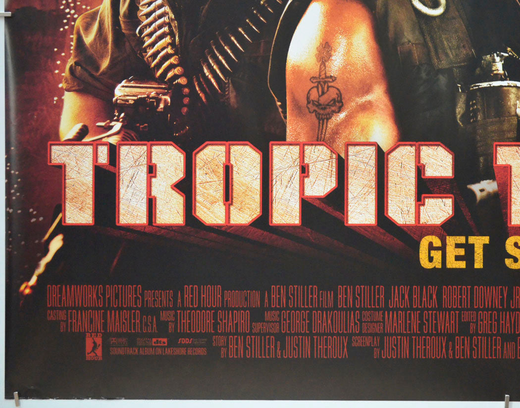 TROPIC THUNDER (Bottom Left) Cinema Quad Movie Poster 