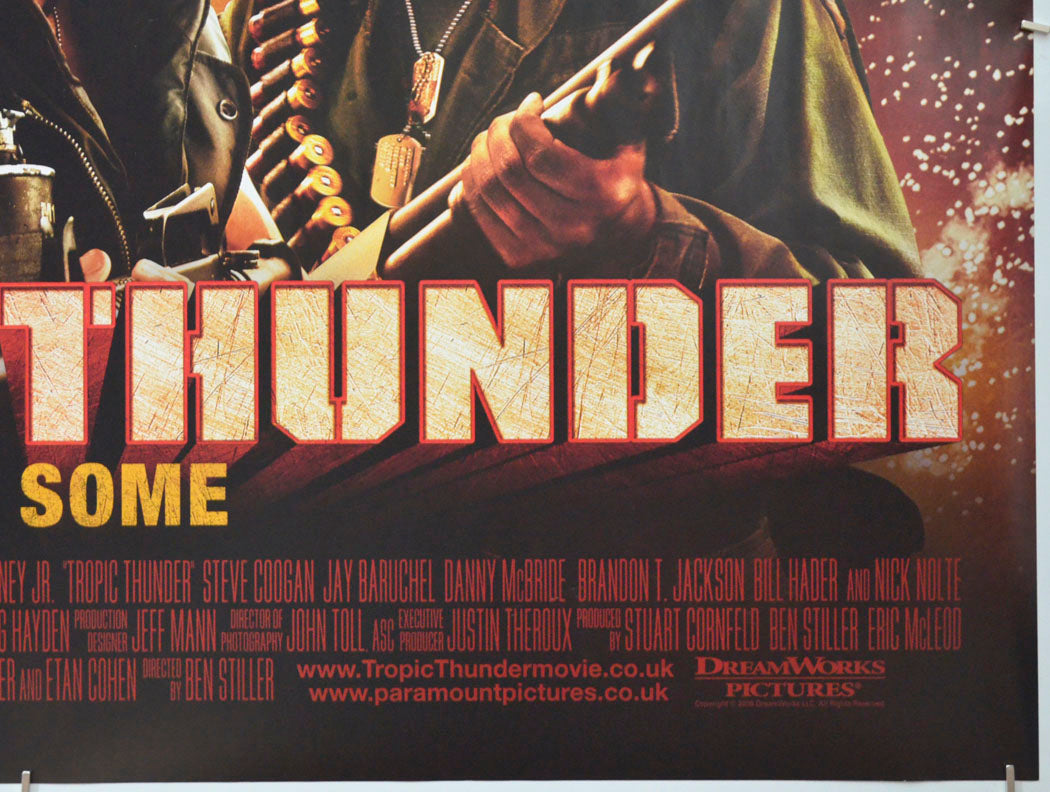 TROPIC THUNDER (Bottom Right) Cinema Quad Movie Poster 