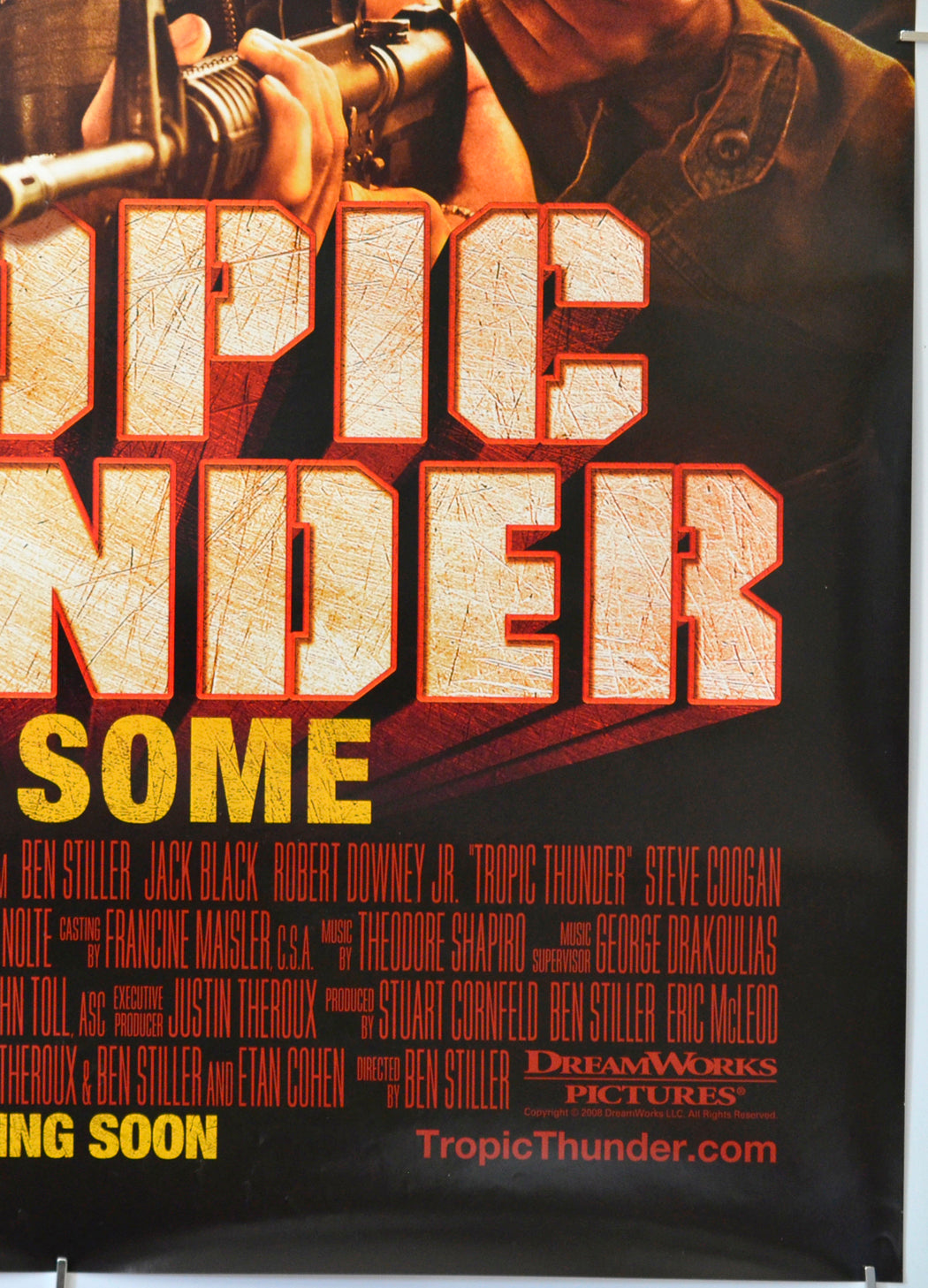 Tropic Thunder (Bottom Right) Cinema One Sheet Movie Poster 
