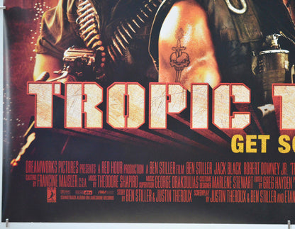 Tropic Thunder (Bottom Left) Cinema Quad Movie Poster 