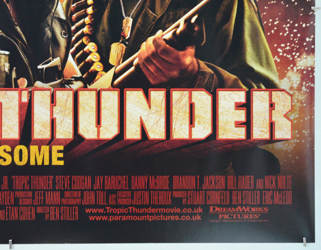 Tropic Thunder (Bottom Right) Cinema Quad Movie Poster 