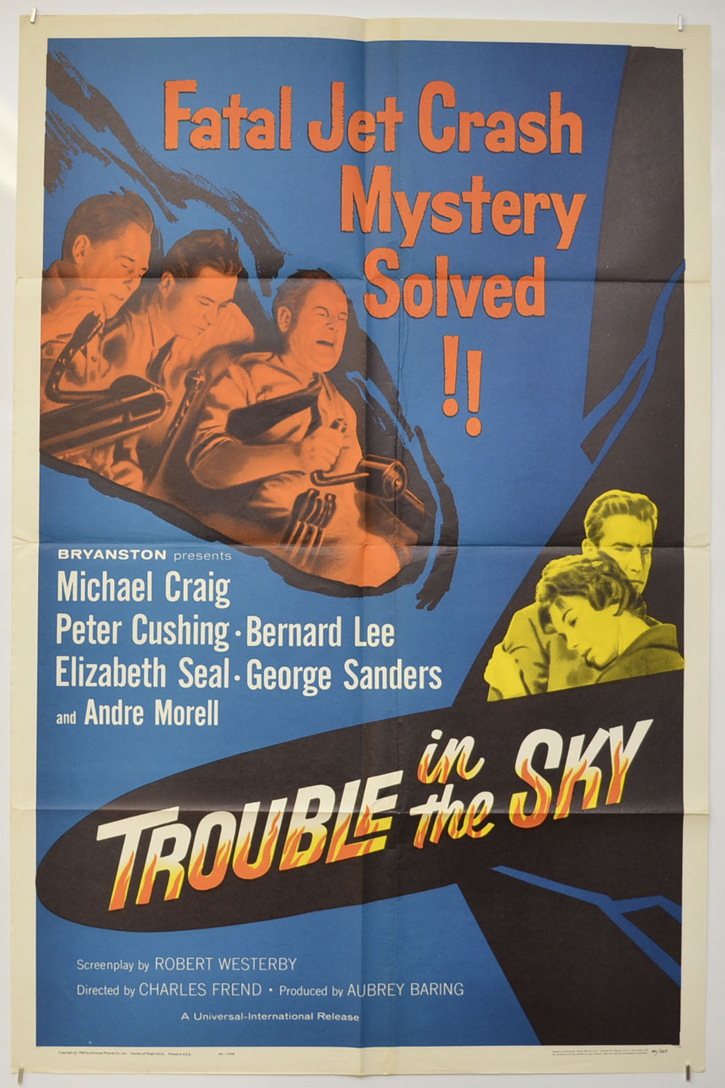 Trouble In The Sky (a.k.a. Cone Of Silence) Original One Sheet Poster - Film Poster - Movie Poster