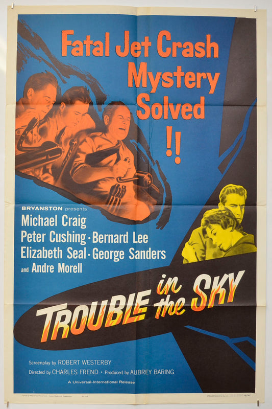 Trouble In The Sky (a.k.a. Cone Of Silence) Original One Sheet Poster - Film Poster - Movie Poster