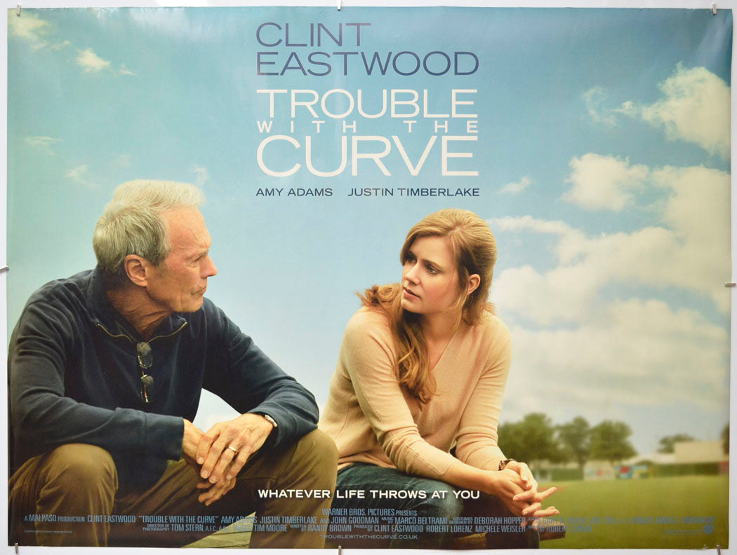 Trouble With The Curve Original Quad Poster - Film Poster - Movie Poster