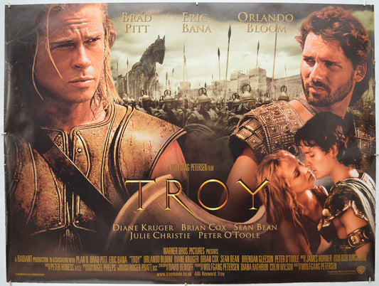 Troy  Original Quad Poster - Film Poster - Movie Poster