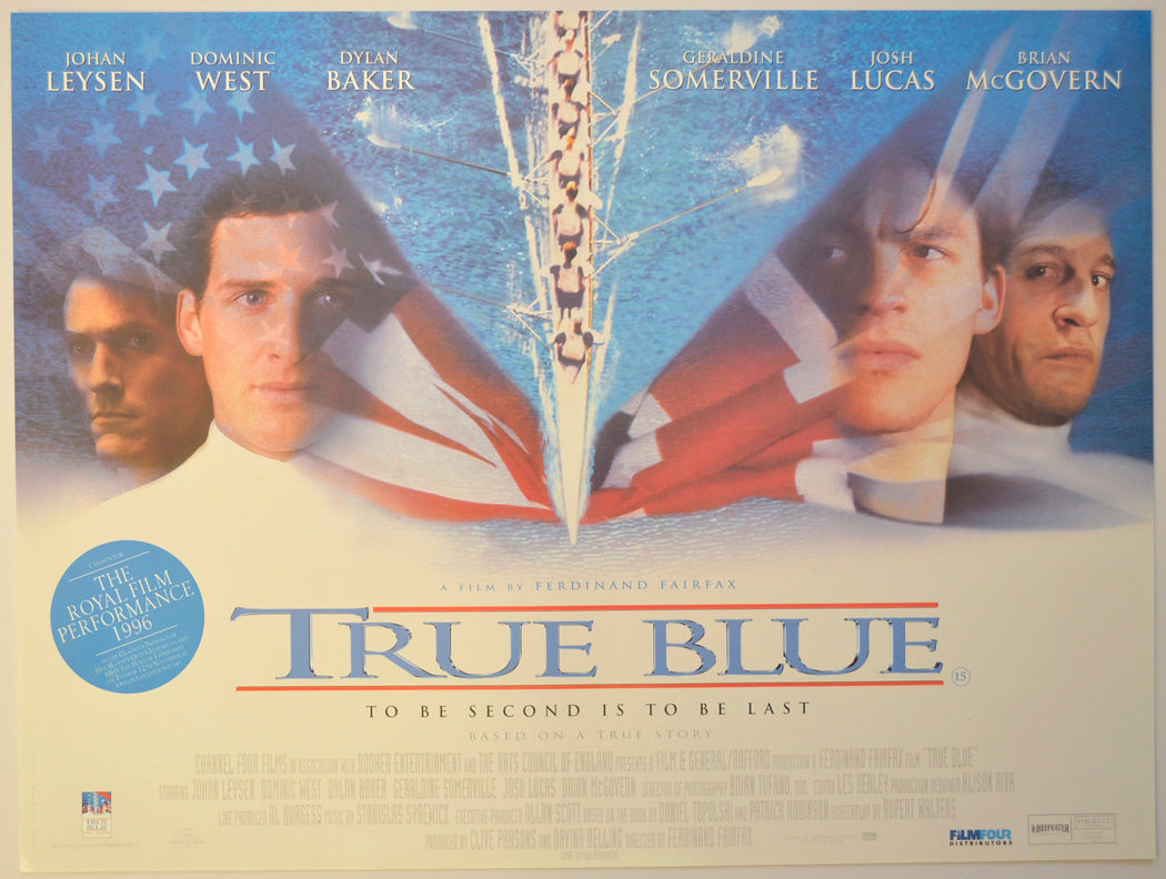 True Blue Original Mini Quad Poster - Film Poster - Movie Poster