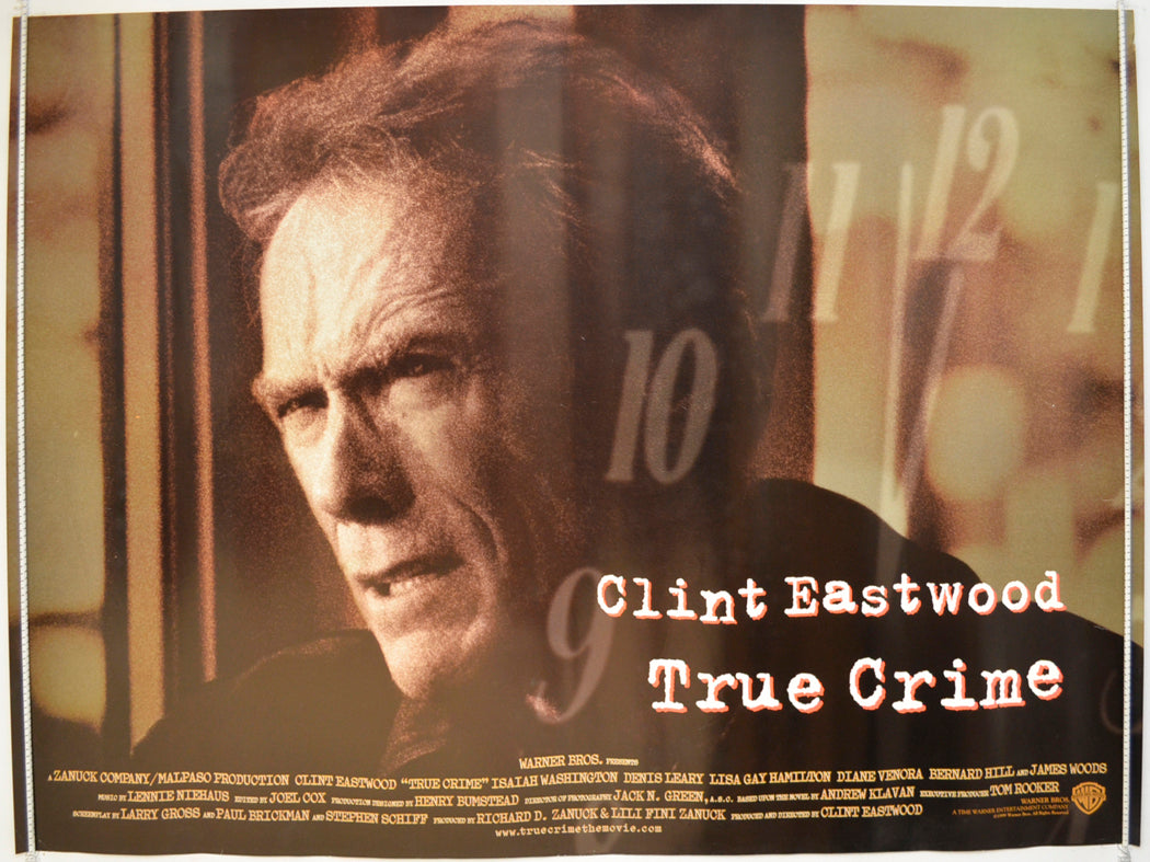 True Crime  Original Quad Poster - Film Poster - Movie Poster 