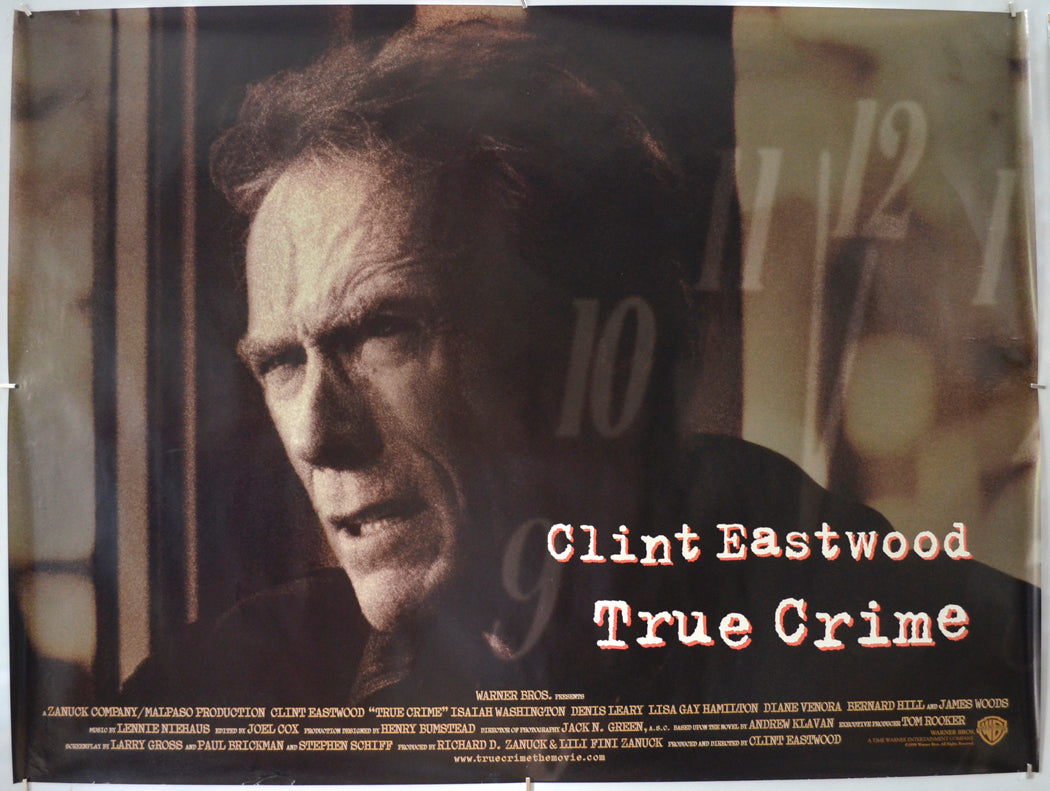 True Crime Original Quad Poster - Film Poster - Movie Poster