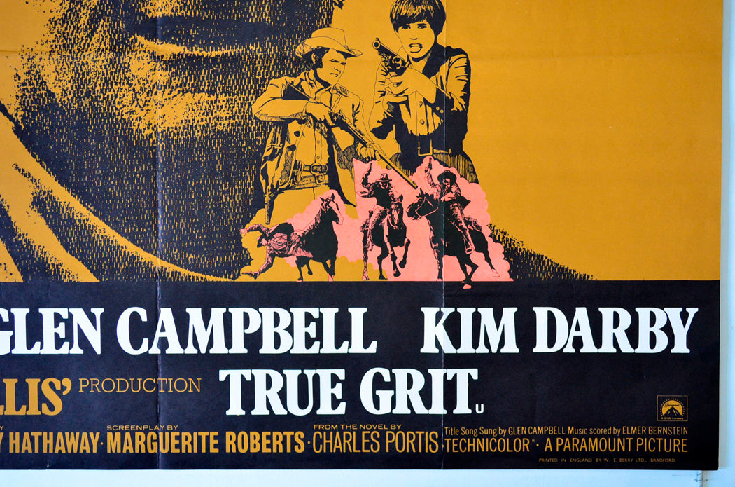 TRUE GRIT (Bottom Right) Cinema Quad Movie Poster 