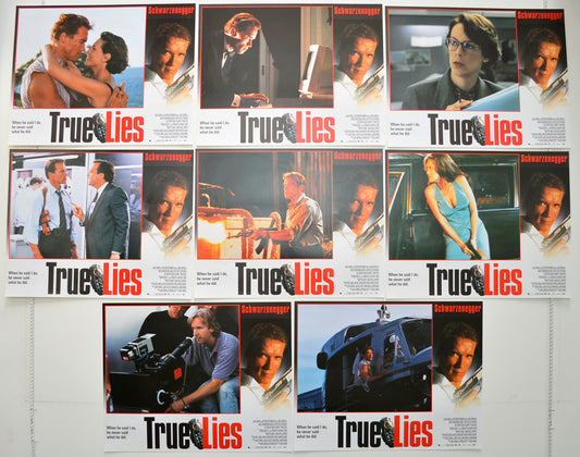 True Lies  Set of 8 Original Cinema Lobby Cards 