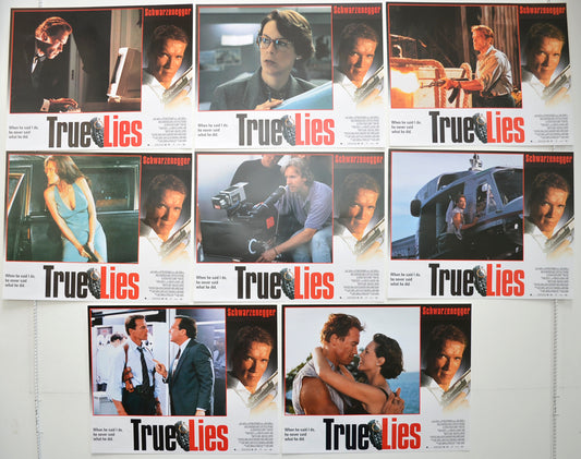 True Lies  Set of 8 Original Cinema Lobby Cards 