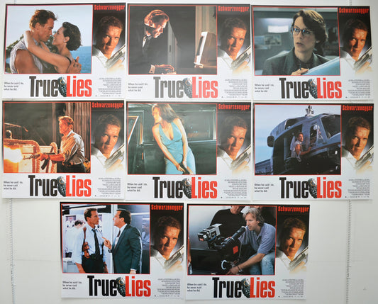 True Lies  Set of 8 Original Cinema Lobby Cards 