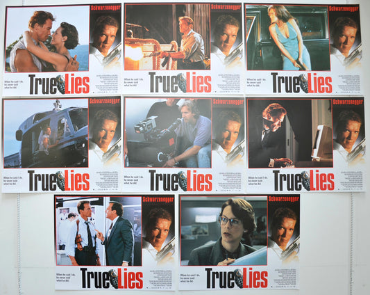 True Lies  Set of 8 Original Cinema Lobby Cards 