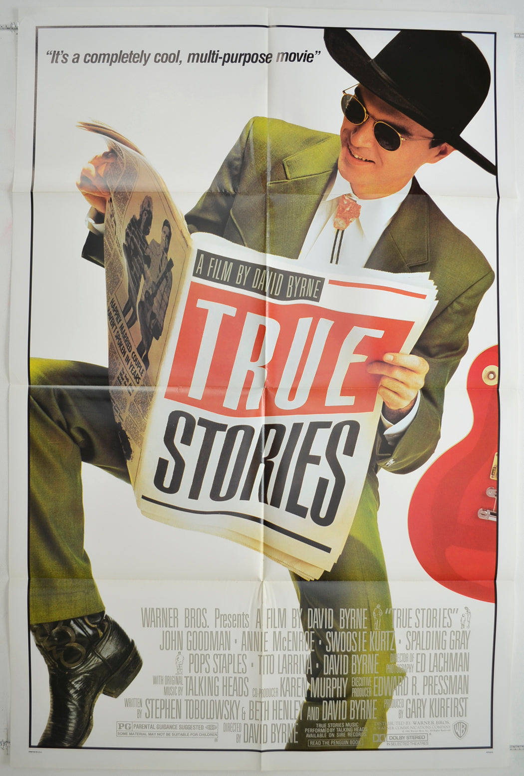 True Stories   Original One Sheet Poster - Film Poster - Movie Poster 