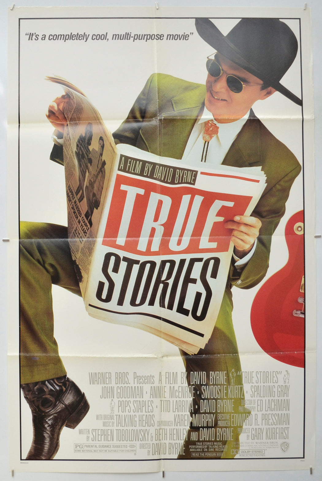 True Stories  Original One Sheet Poster - Film Poster - Movie Poster