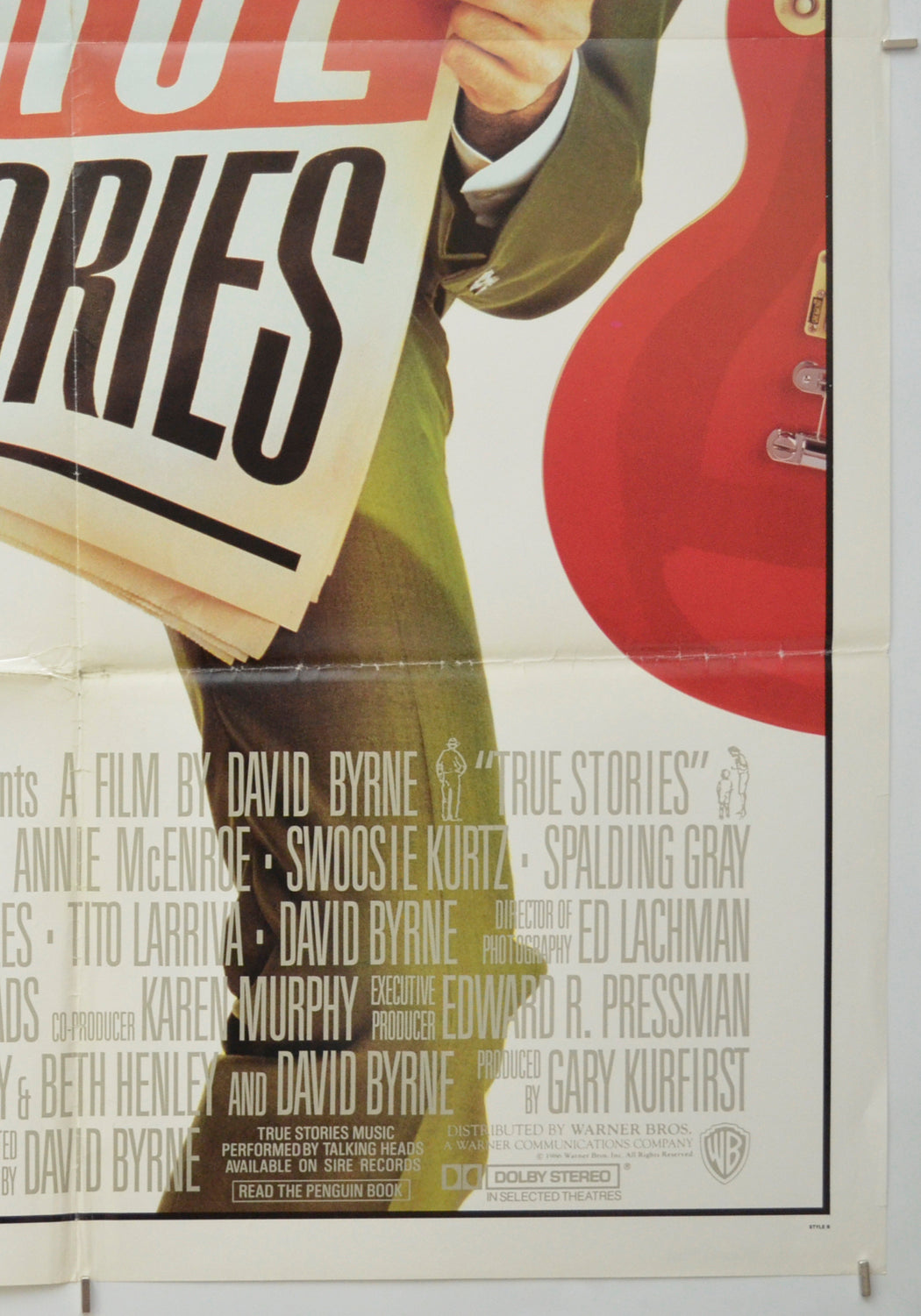 TRUE STORIES (Bottom Right) Cinema One Sheet Movie Poster 