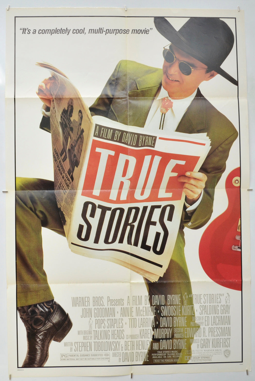 True Stories  Original One Sheet Poster - Film Poster - Movie Poster