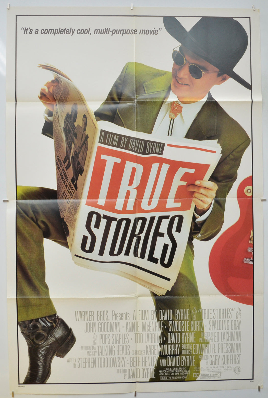 True Stories  Original One Sheet Poster - Film Poster - Movie Poster