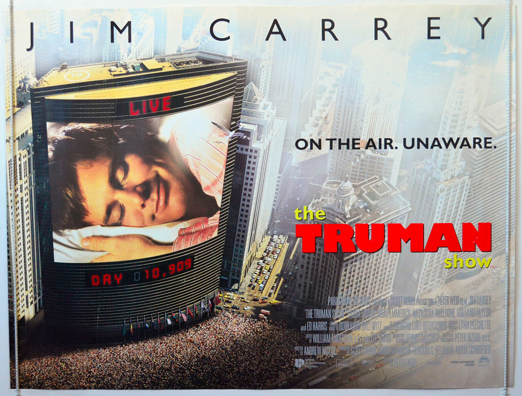 The Truman Show Original British Quad Poster - Movie Poster