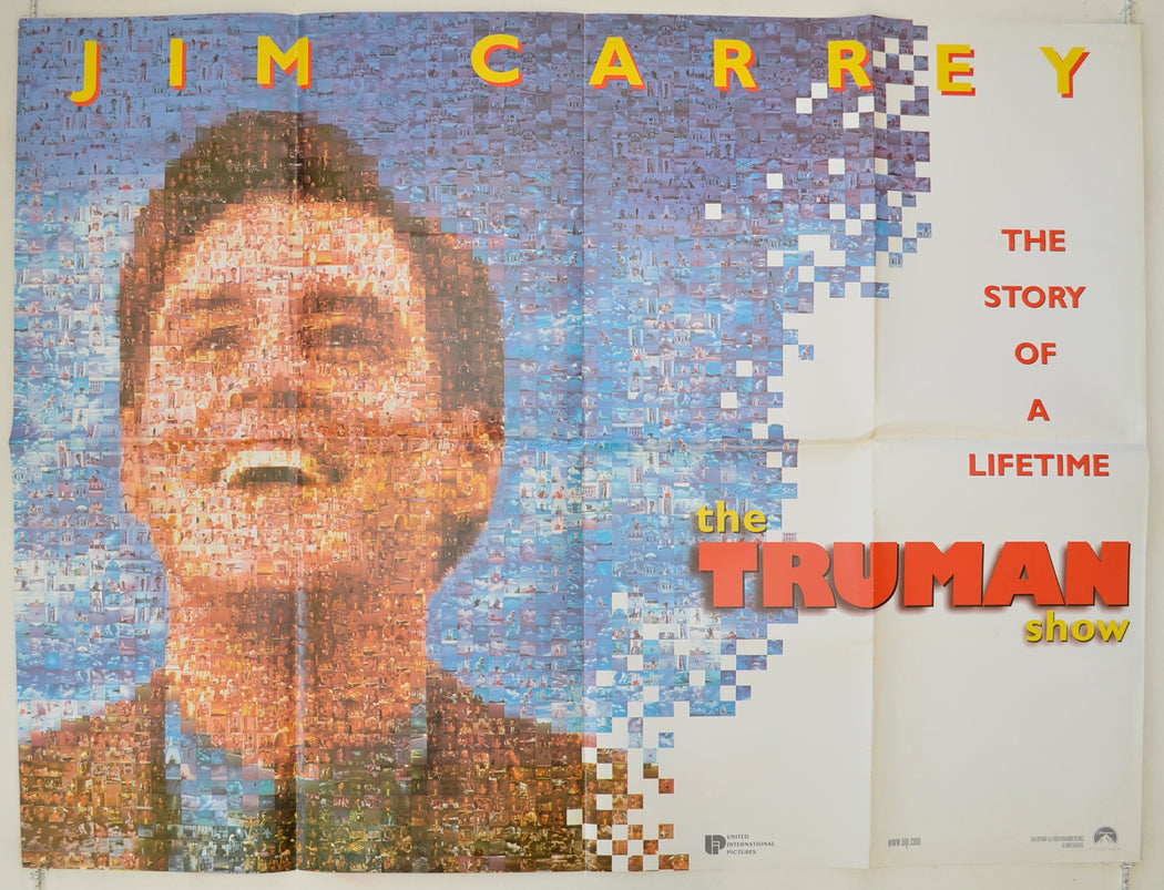 The Truman Show  (Teaser / Advance Version)   Original Quad Poster - Film Poster - Movie Poster  