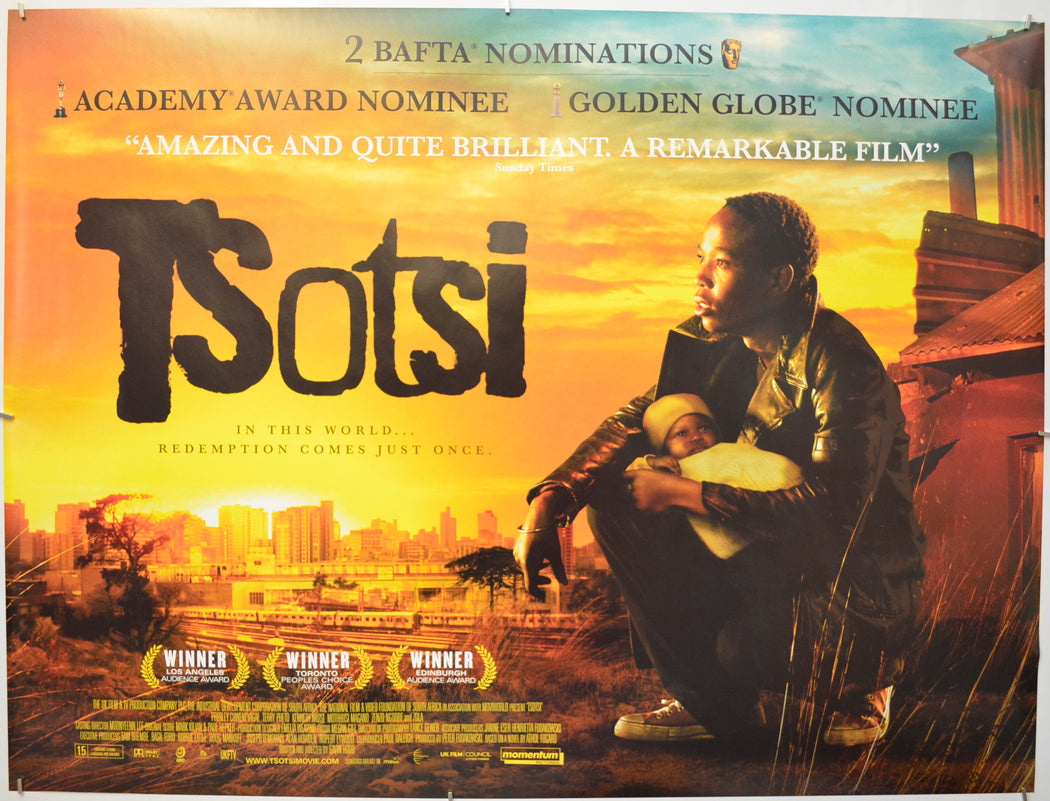 Tsotsi Original Quad Poster - Film Poster - Movie Poster  