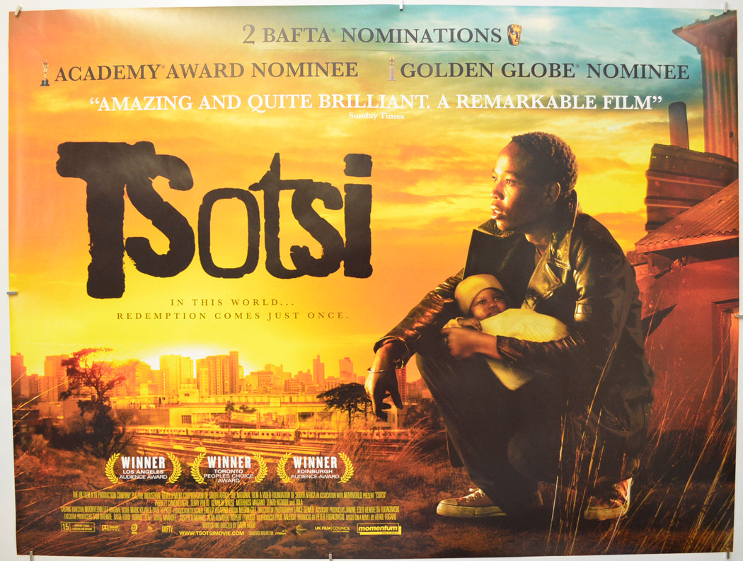 Tsotsi Original Quad Poster - Film Poster - Movie Poster  