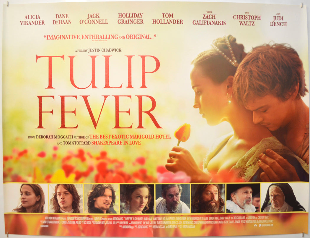 Tulip Fever Original Quad Poster - Film Poster - Movie Poster