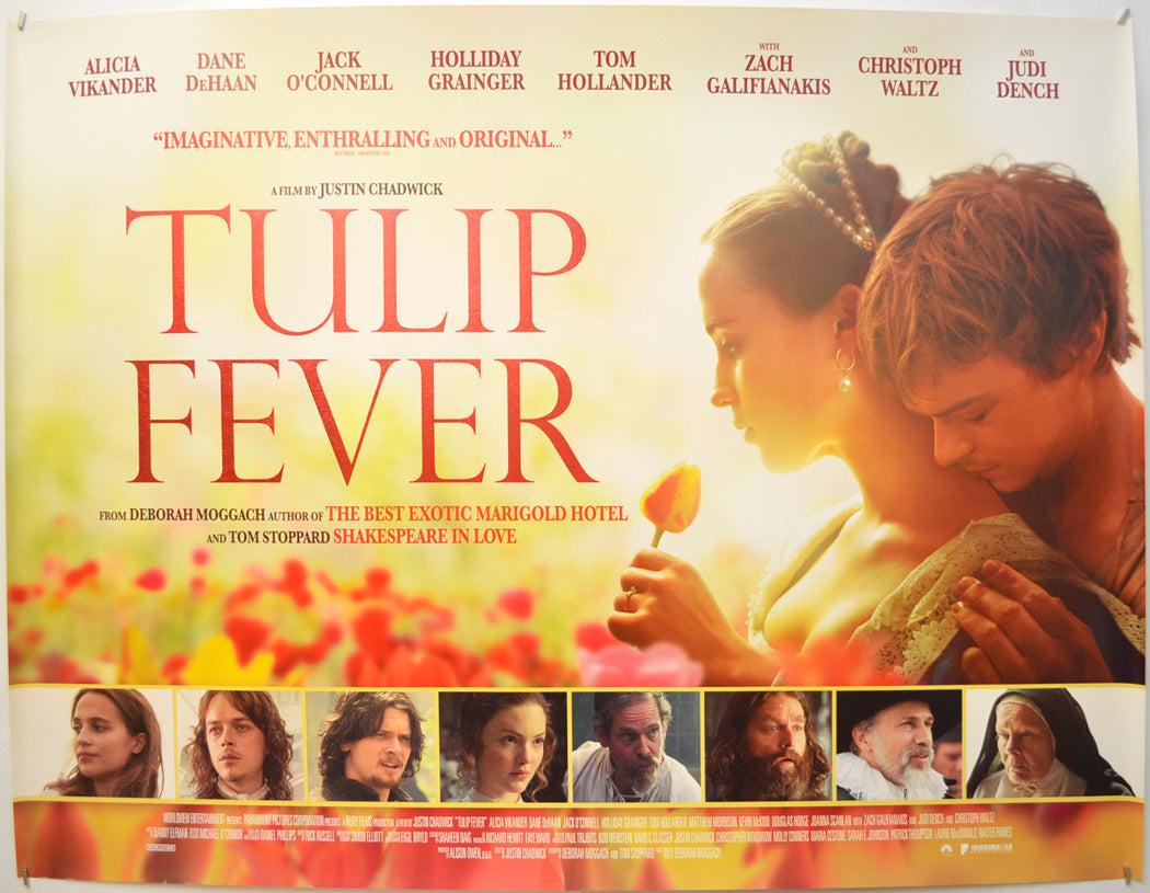 Tulip Fever Original Quad Poster - Film Poster - Movie Poster