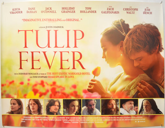 Tulip Fever Original Quad Poster - Film Poster - Movie Poster