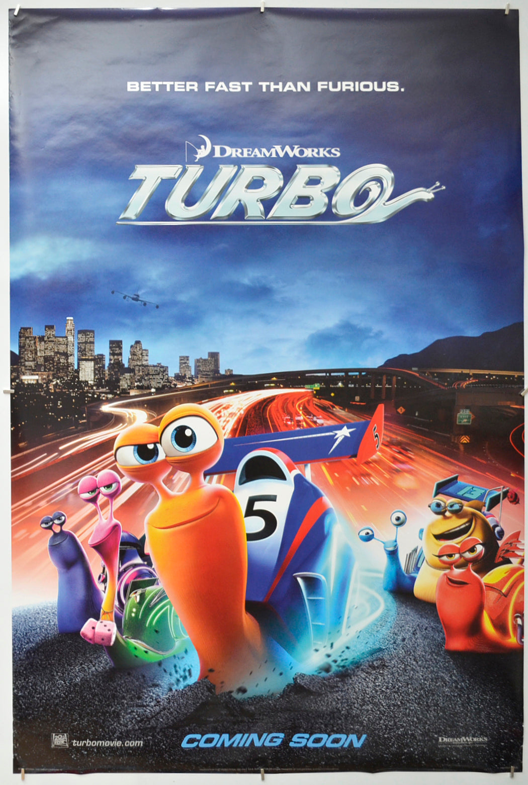 Turbo Original One Sheet Poster - Film Poster - Movie Poster