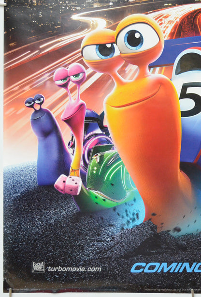 TURBO (Bottom Left) Cinema One Sheet Movie Poster 