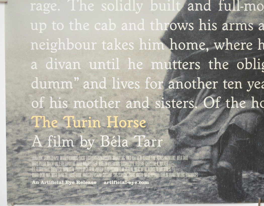 THE TURIN HORSE (Bottom Left) Cinema Quad Movie Poster 