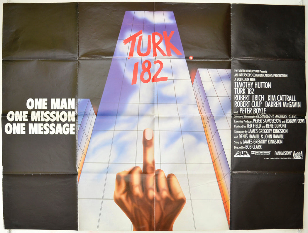 Turk 182 Original Quad Poster - Film Poster - Movie Poster  