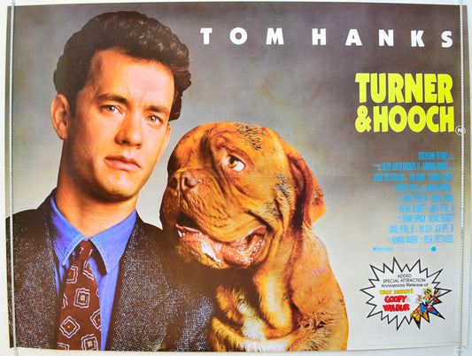 Turner And Hooch  Original British Quad Poster - Film Poster - Movie Poster