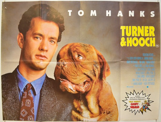 Turner And Hooch Original Quad Poster - Film Poster - Movie Poster