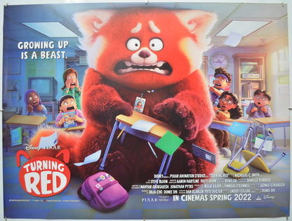 Turning Red  - Original Quad Poster - Film Poster - Movie Poster