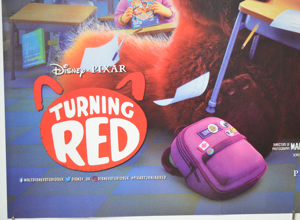 TURNING RED (Bottom Left) Cinema Quad Movie Poster 