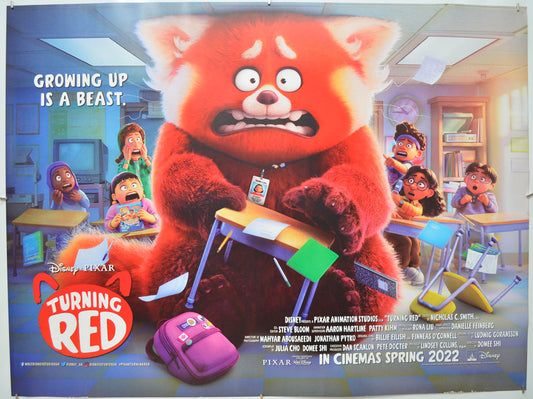 Turning Red - Original Quad Poster - Film Poster - Movie Poster