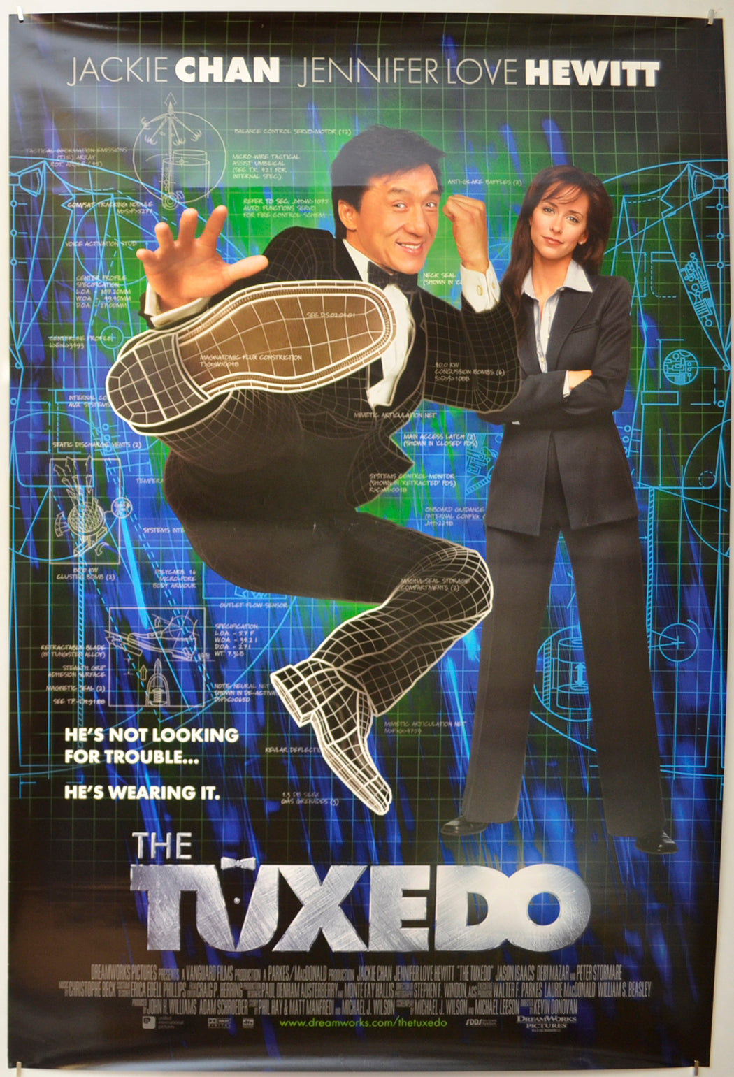 The Tuxedo Original One Sheet Poster - Film Poster - Movie Poster  