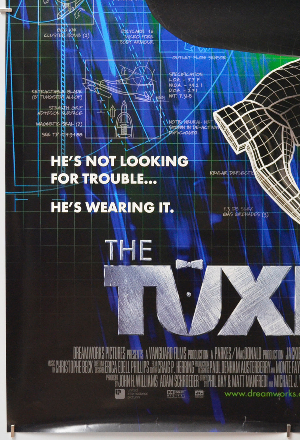 THE TUXEDO (Bottom Left) Cinema One Sheet Movie Poster 