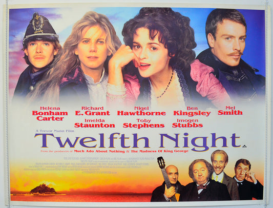 Twelfth Night  Original British Quad Poster - Film Poster - Movie Poster 