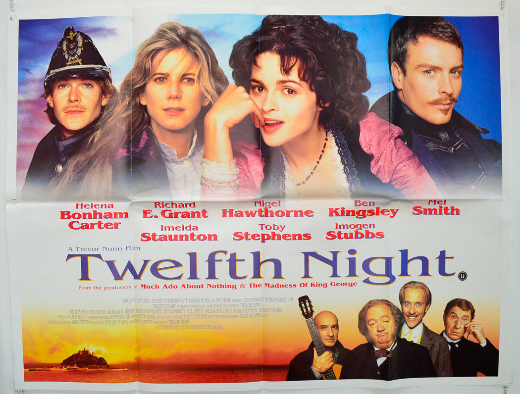 Twelfth Night Original Quad Poster - Film Poster - Movie Poster  