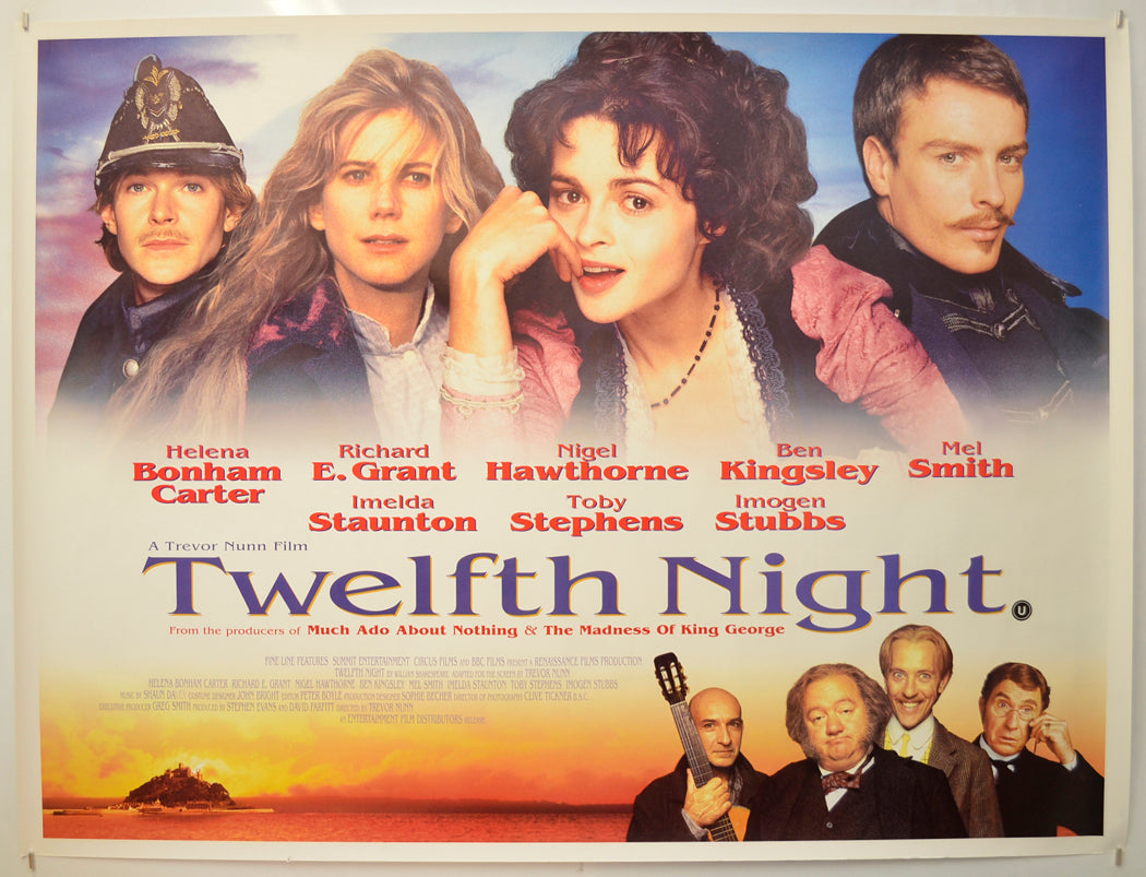 Twelfth Night Original Quad Poster - Film Poster - Movie Poster