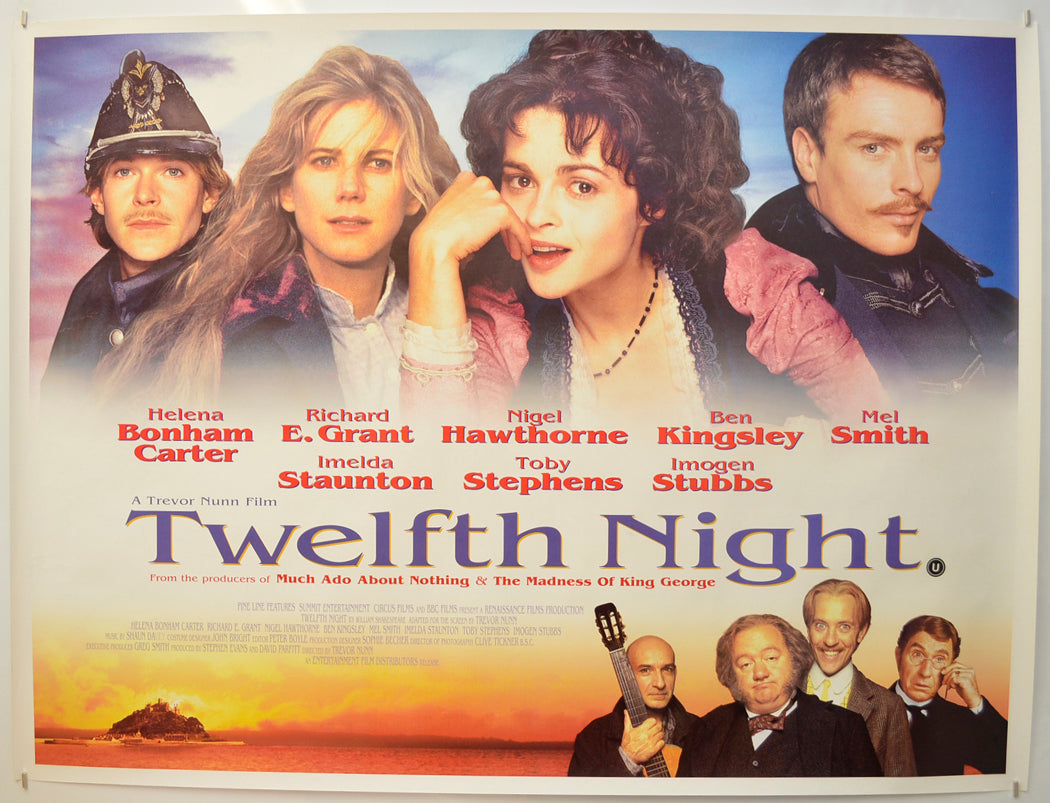 Twelfth Night Original Quad Poster - Film Poster - Movie Poster