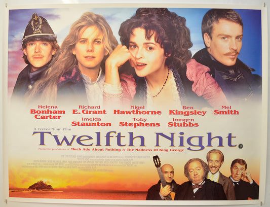 Twelfth Night Original Quad Poster - Film Poster - Movie Poster