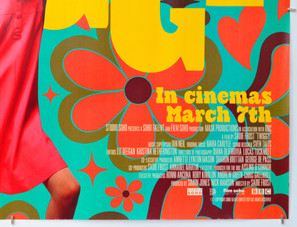 Twiggy (Bottom Right) Cinema Quad Movie Poster 